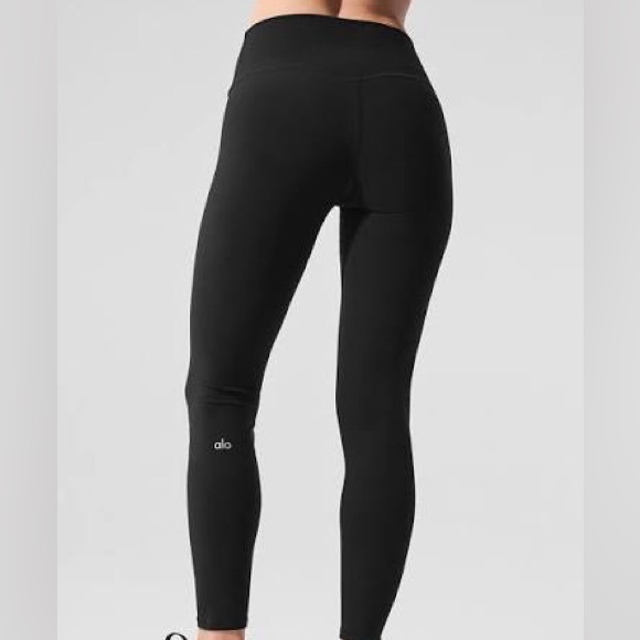 ALO Yoga 7/8 High-Waist Airlift Legging Black size Small - Picture 4 of 4
